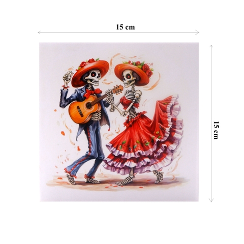 Dancing Skeletons Pop-up Card