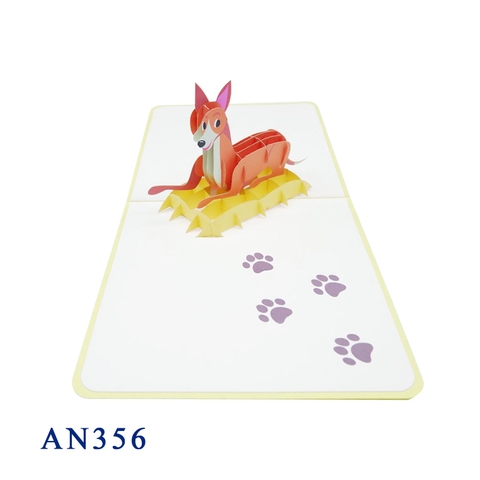 Dog Pop Up Card