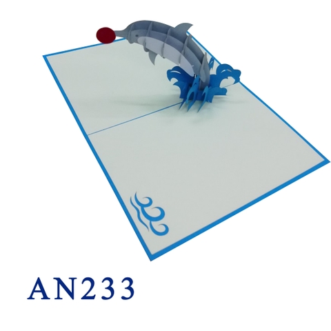 Dolphin Pop Up Card