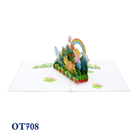 Fairy Garden Pop Up Card