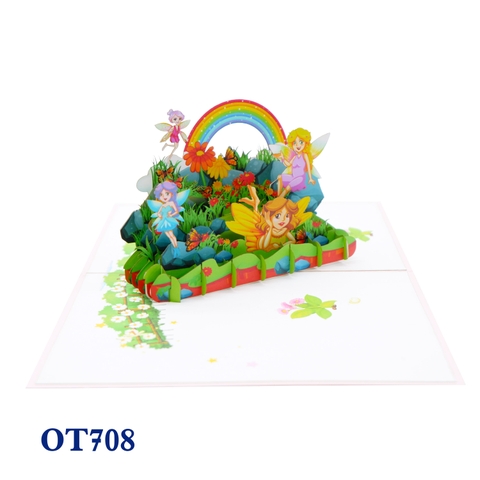 Fairy Garden Pop Up Card