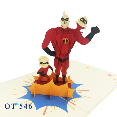 Incredible Dad Pop Up Card