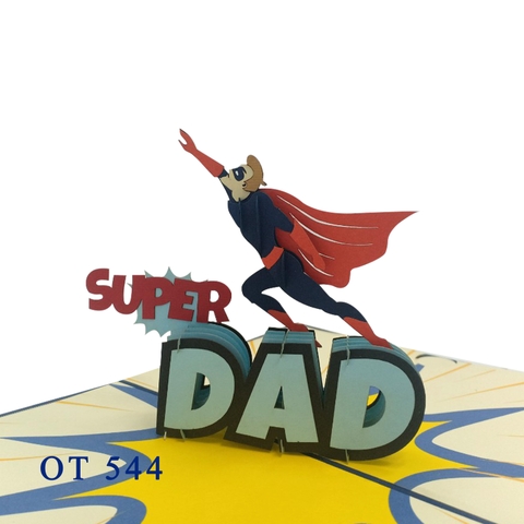 Super Dad Pop Up Card