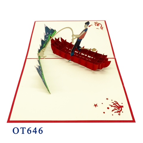 Fishing Pop Up Card
