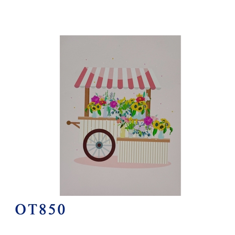 Flowers Shop Pop Up Greeting Card