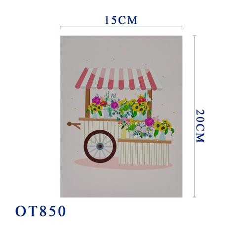 Flowers Shop Pop Up Greeting Card