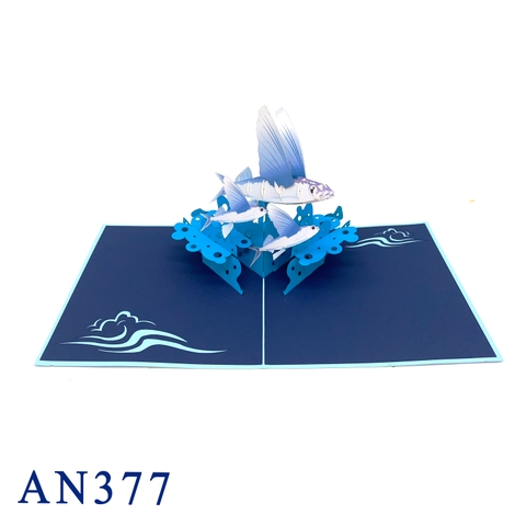 Flying Fish Pop Up Card