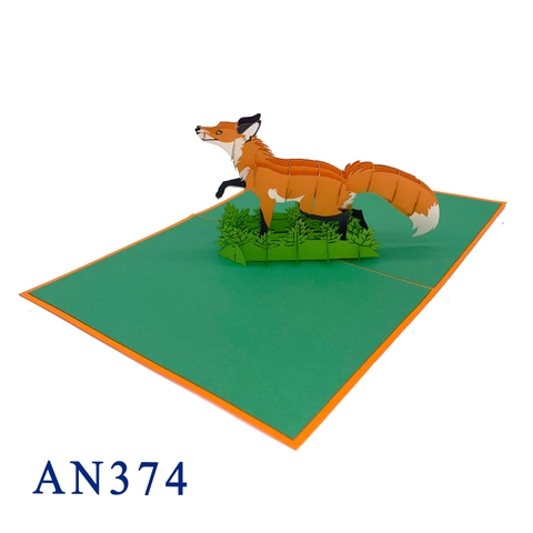 Fox Pop Up Card
