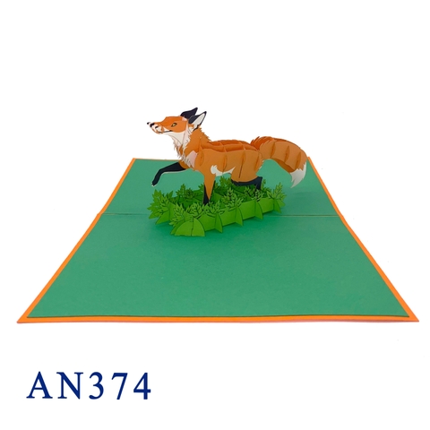Fox Pop Up Card