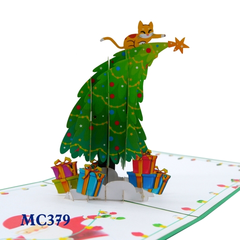 Funny Noel Tree Pop Up Card