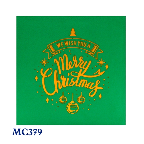 Funny Noel Tree Pop Up Card