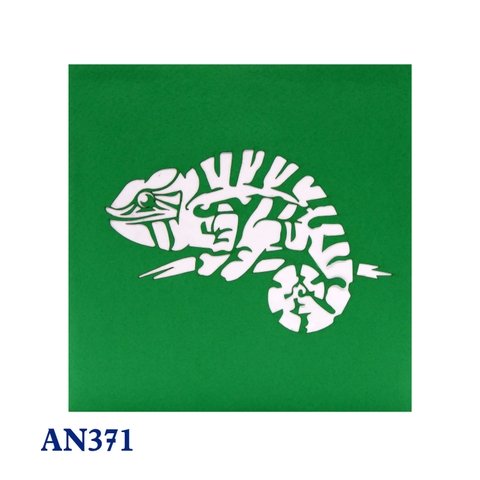 Chameleon Pop Up Card