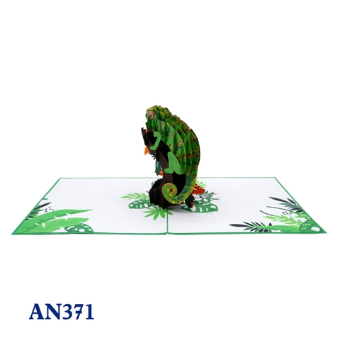 Chameleon Pop Up Card