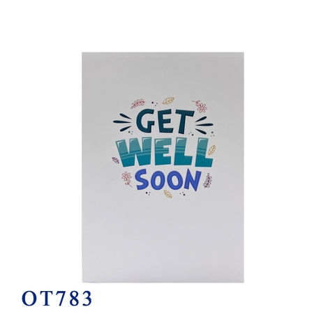 Get Well Soon Skeleton Pop Up Card