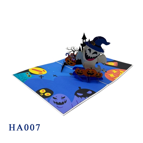 Ghost Halloween Pop Up Card