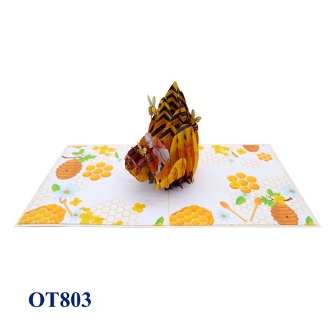 Gnome Bee Pop Up Card
