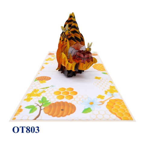 Gnome Bee Pop Up Card