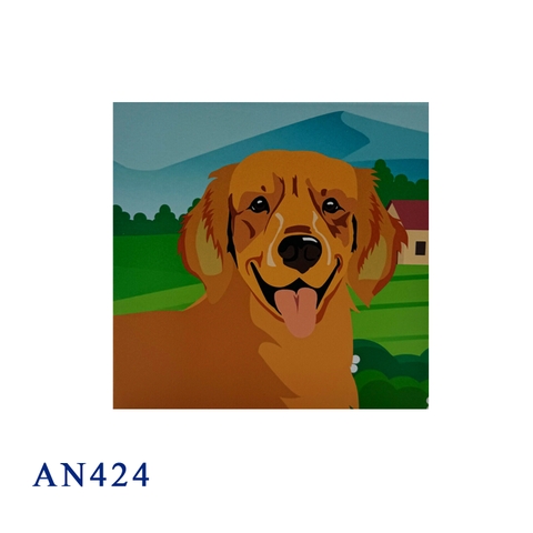 Golden Retriever Pop Up Card