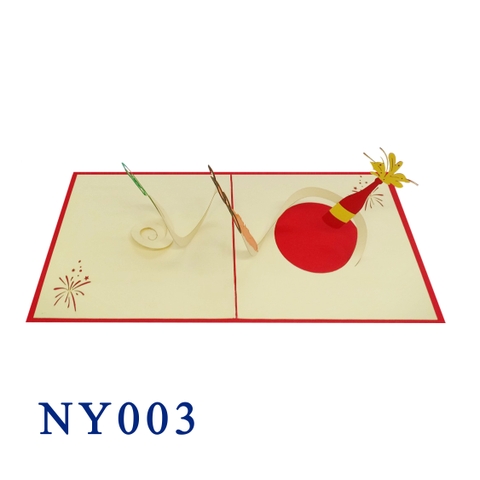 Happy New Year 2020 Pop Up Card