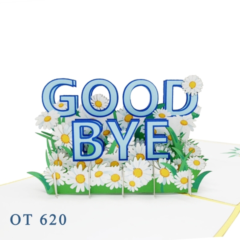 Goodbye Pop Up Card