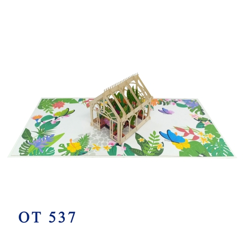 Greenhouse Pop Up Card