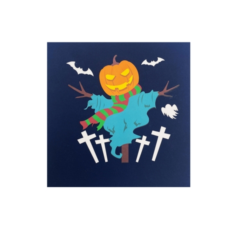 Halloween Pumpkin Pop Up Card