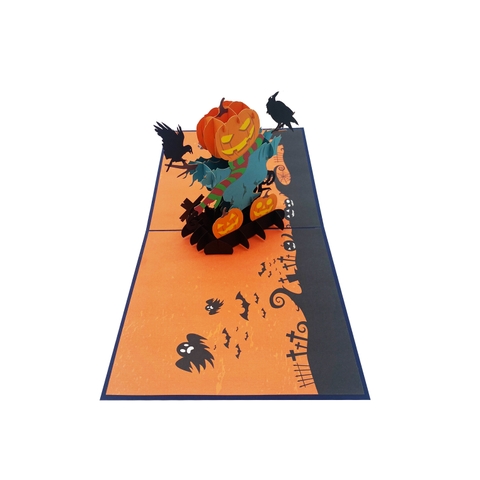 Halloween Pumpkin Pop Up Card