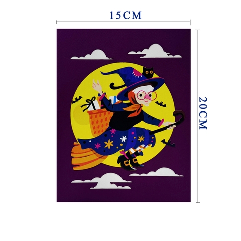 Halloween Witch Pop Up Card
