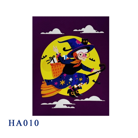 Halloween Witch Pop Up Card
