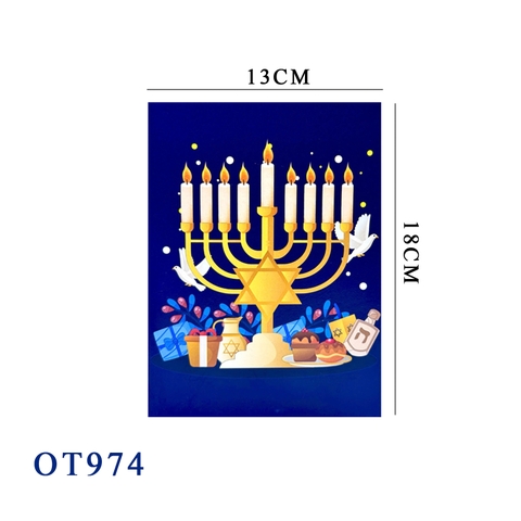 Hanukkah Pop-up Card