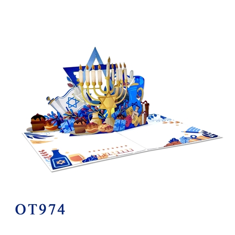 Hanukkah Pop-up Card