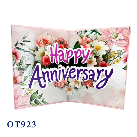 Happy Anniversary Pop Up Card