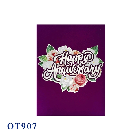 Happy Anniversary Pop Up Card