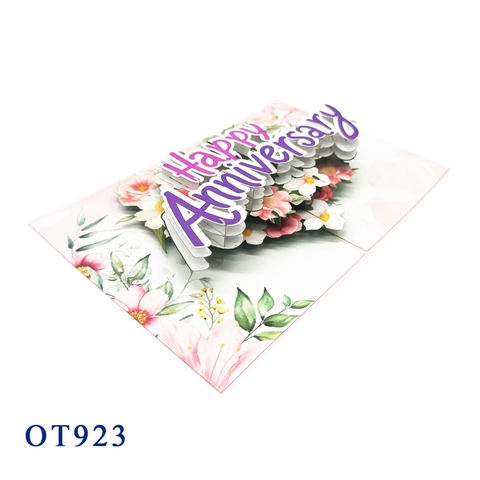 Happy Anniversary Pop Up Card