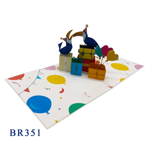 Happy Bird-day Pop Up Card