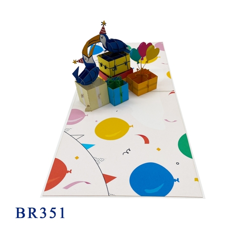 Happy Bird-day Pop Up Card