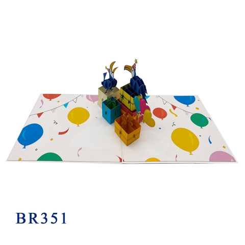 Happy Bird-day Pop Up Card