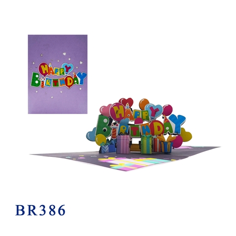 Happy Birthday 3D Pop Up Card
