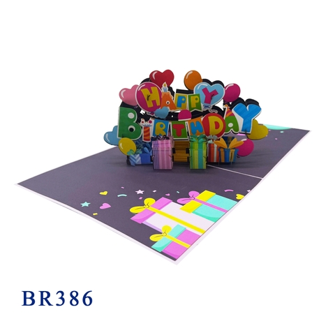 Happy Birthday 3D Pop Up Card