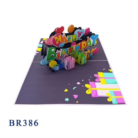 Happy Birthday 3D Pop Up Card