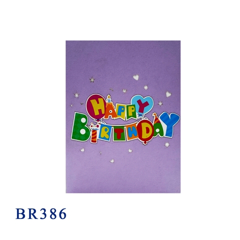 Happy Birthday 3D Pop Up Card