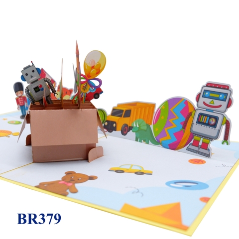 Happy Birthday For Boy Pop Up Card