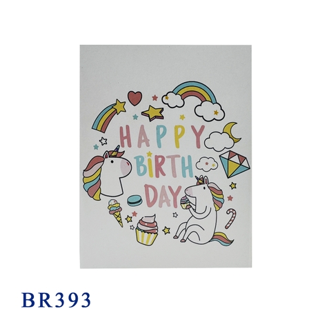 Happy Birthday For Girls Pop Up Card