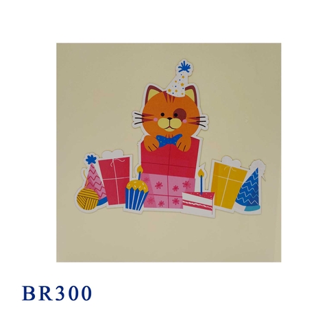 Happy Birthday Kitten Gifts Pop Up Card