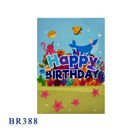 Happy Birthday Ocean Pop Up Card