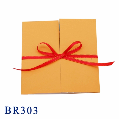 Happy Birthday Orange Pop Up Box