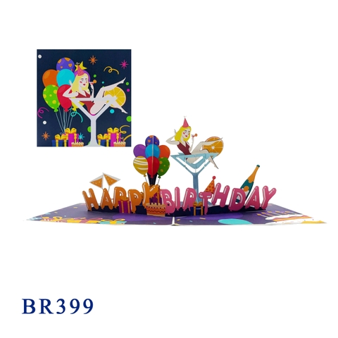 Happy Birthday Party Pop Up Card