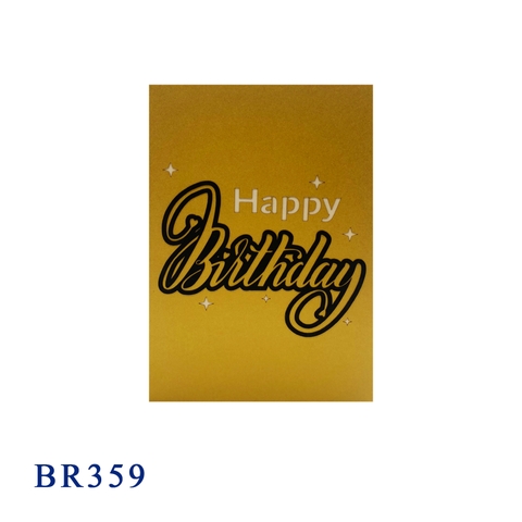 Happy Birthday For Men Pop Up Card