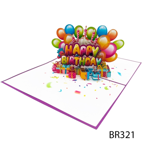 Happy Birthday Pop Up Card