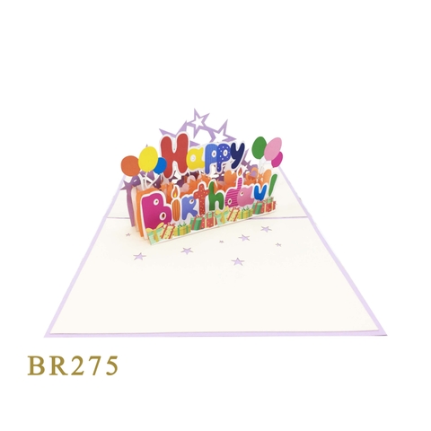 Happy Birthday Pop Up Card
